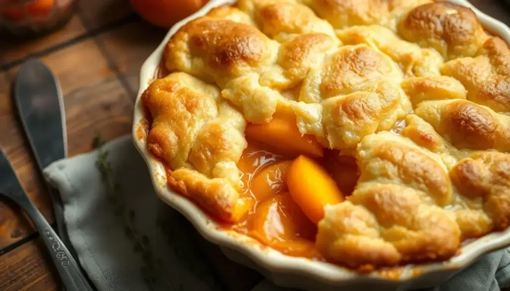 peach cobbler with cake mix