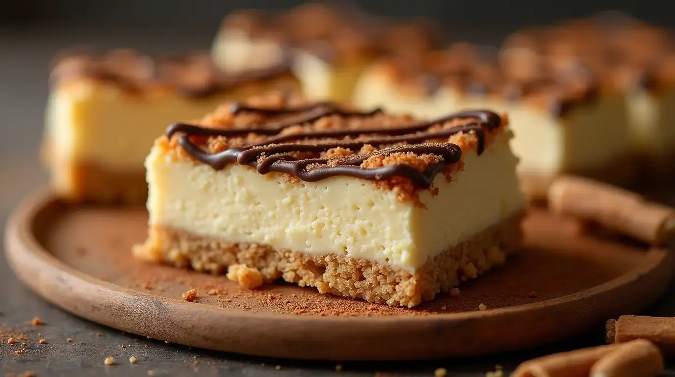 churro cheesecake bars