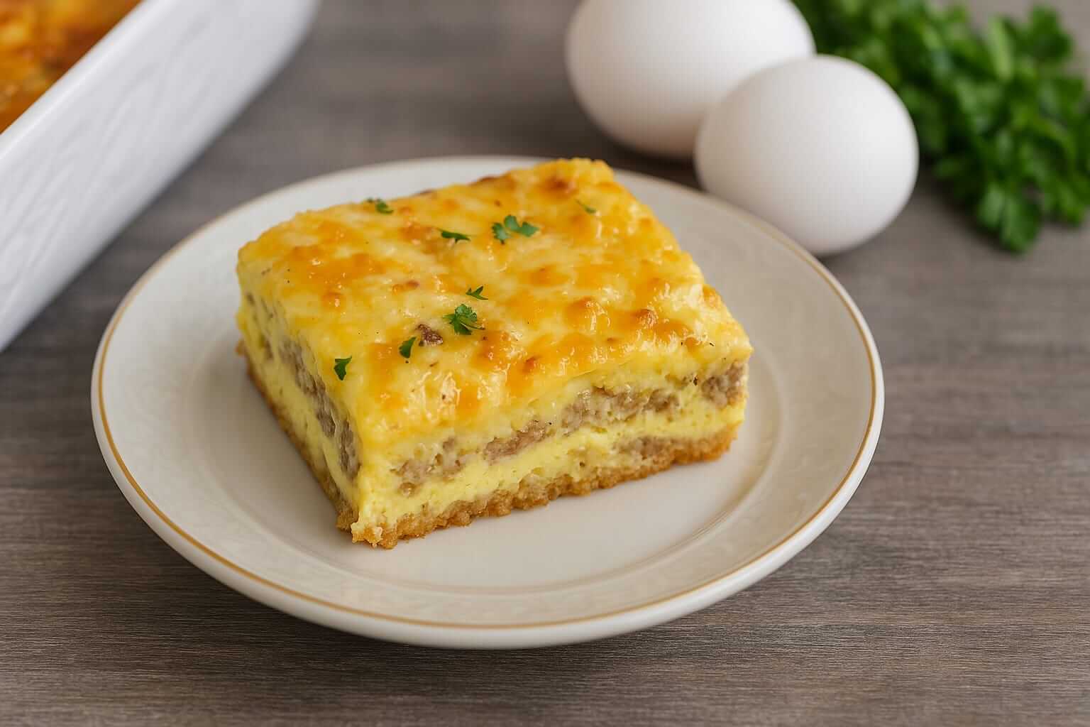 breakfast casserole with crescent rolls recipe