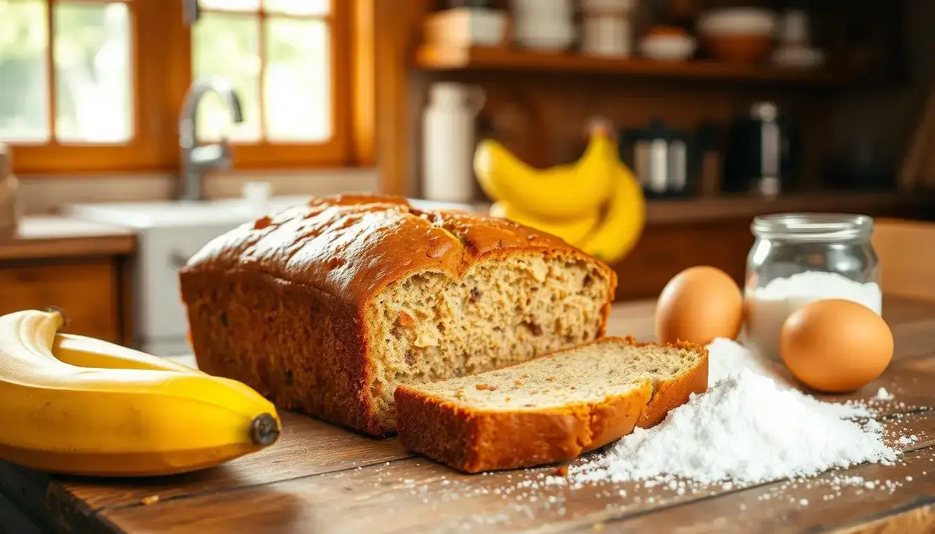 4 ingredient banana bread
