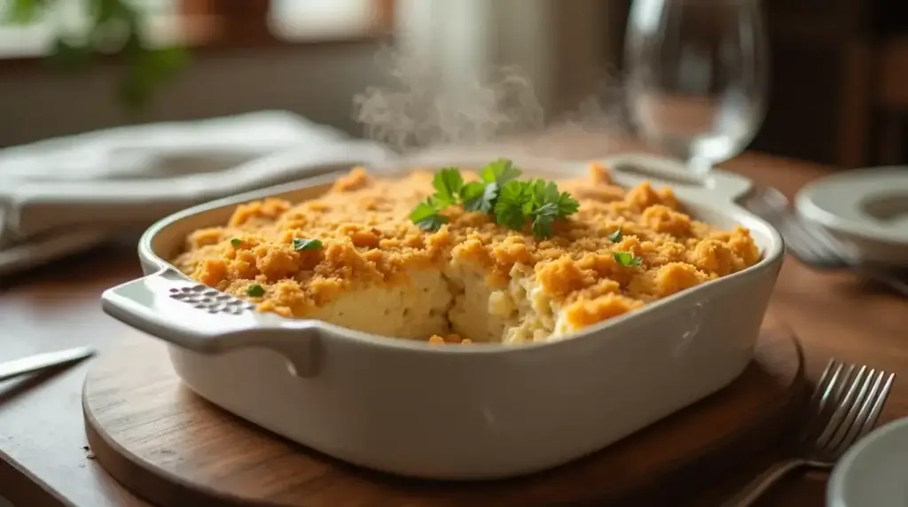 Creamy Million Dollar Chicken Casserole recipe