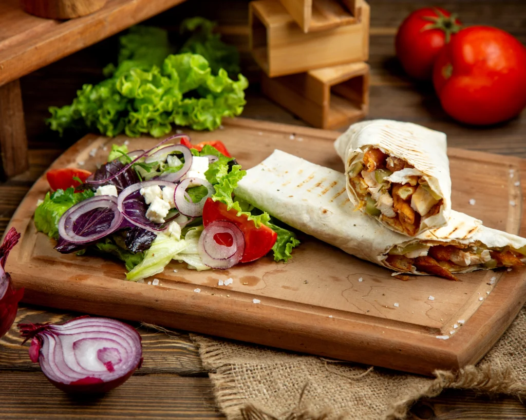 how to make chicken wraps