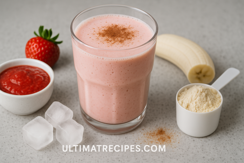 power strawberry puree