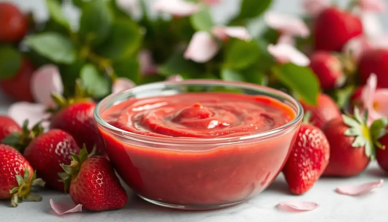 strawberry puree