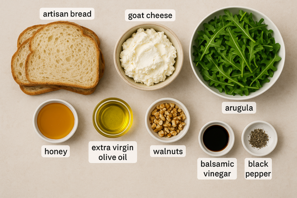 goat cheese arugula sandwich