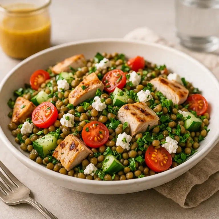 turkey lentil salad