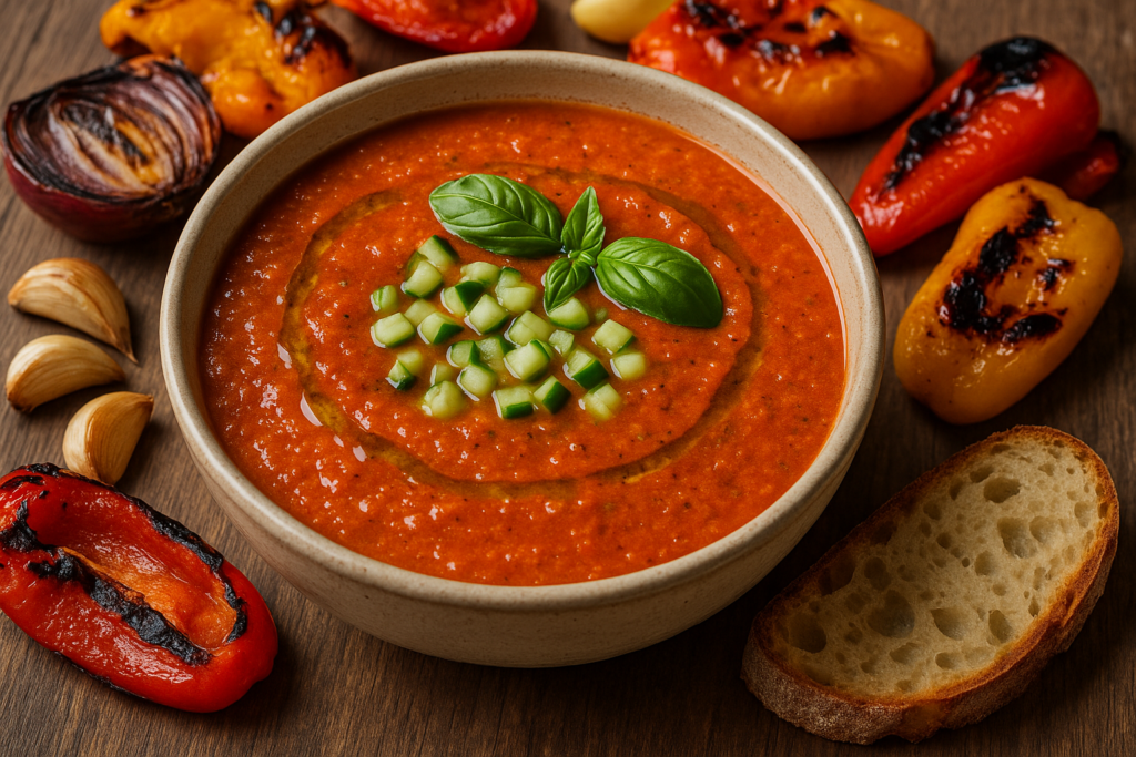 roasted vegetable gazpacho