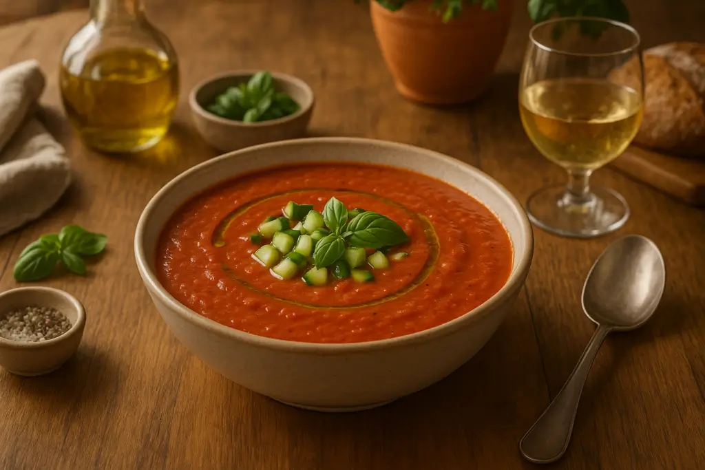 roasted vegetable gazpacho