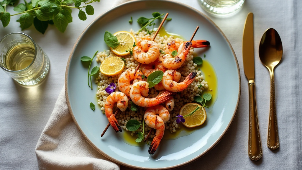 tender grilled shrimp