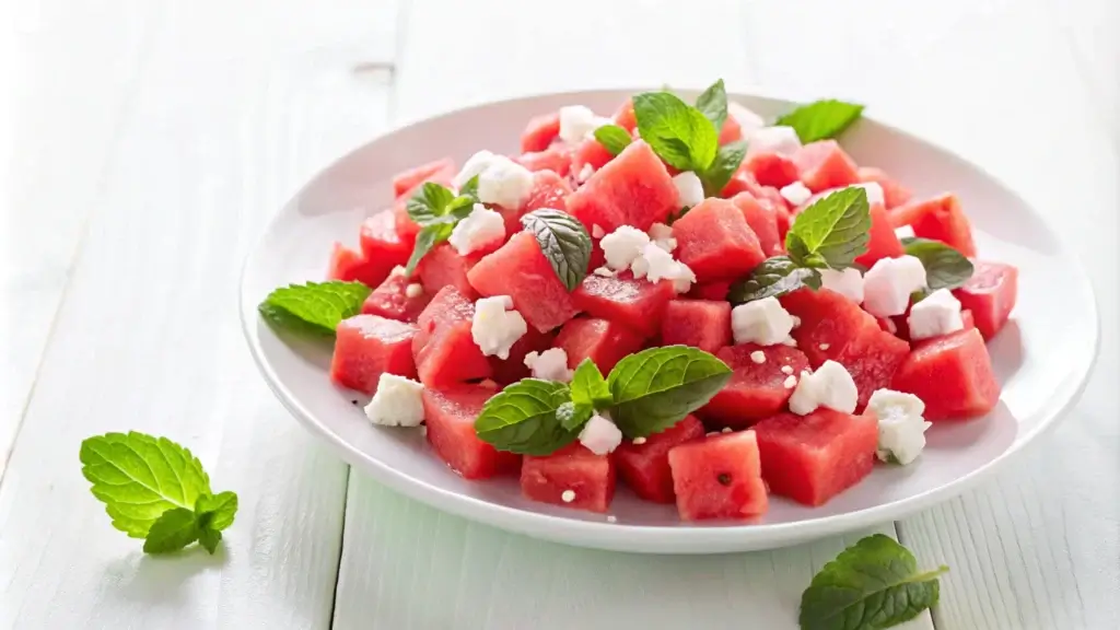 watermelon feta salad