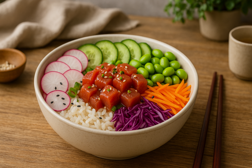 tuna poke bowl