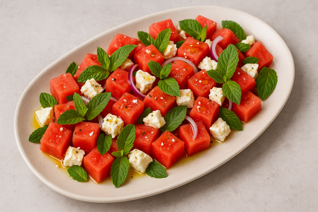 watermelon feta salad recipe