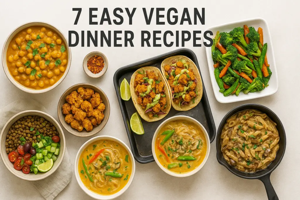 easy vegan dinner recipes