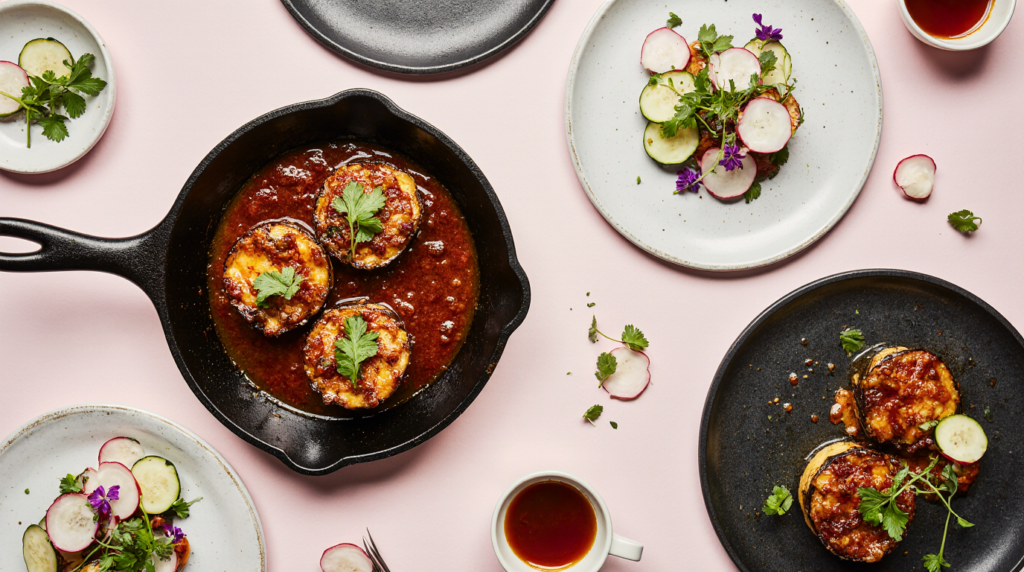 Korean spicy eggplant recipe