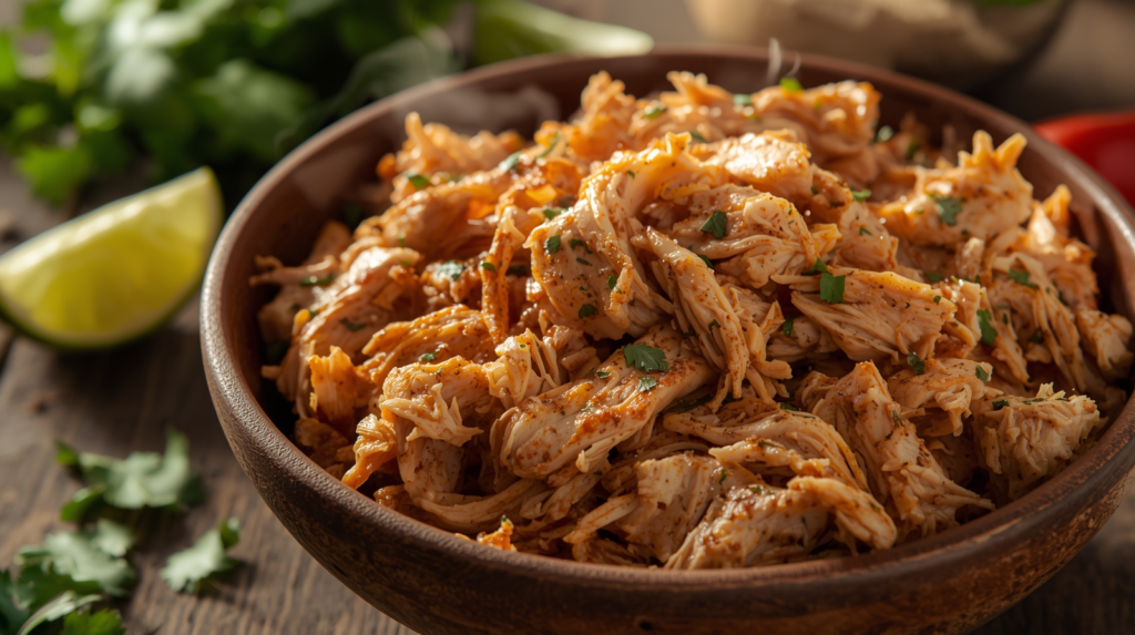 crockpot shredded chicken