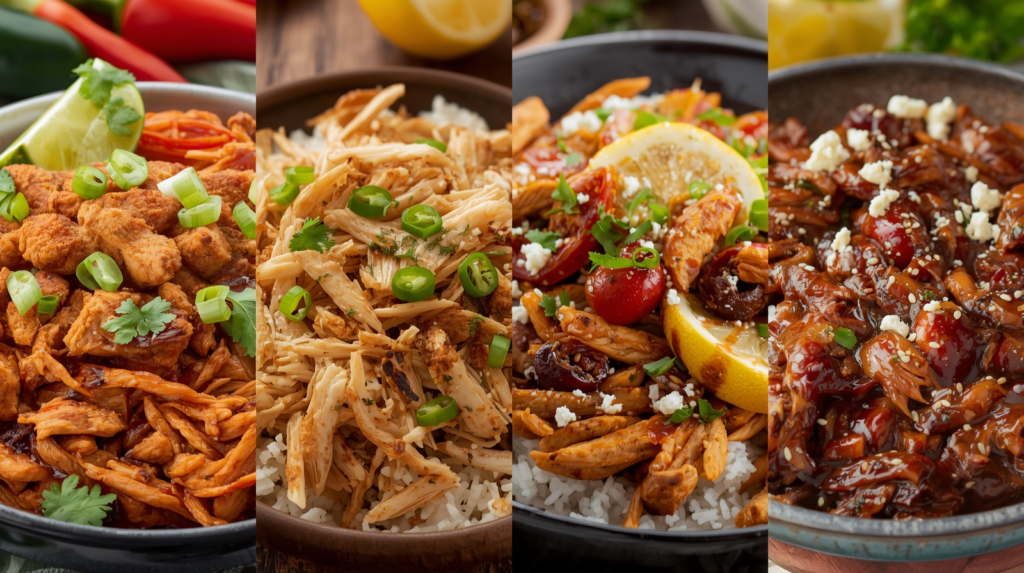 shredded chicken