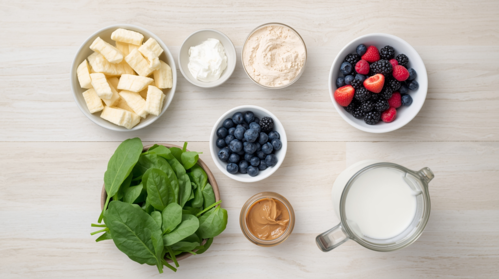 healthy breakfast smoothie bowl