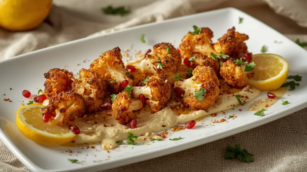 Crispy roasted cauliflower