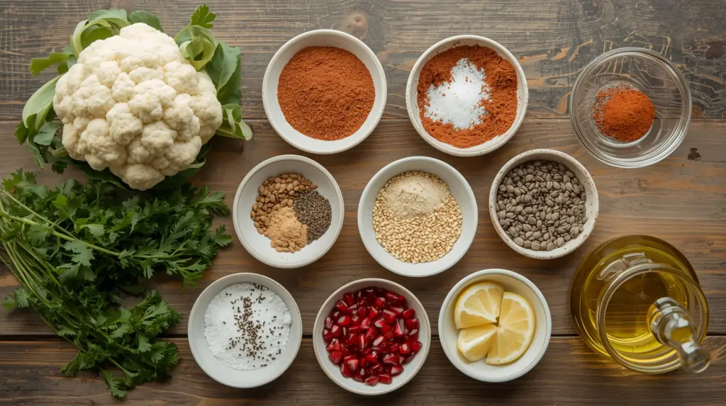 roasted cauliflower zaatar