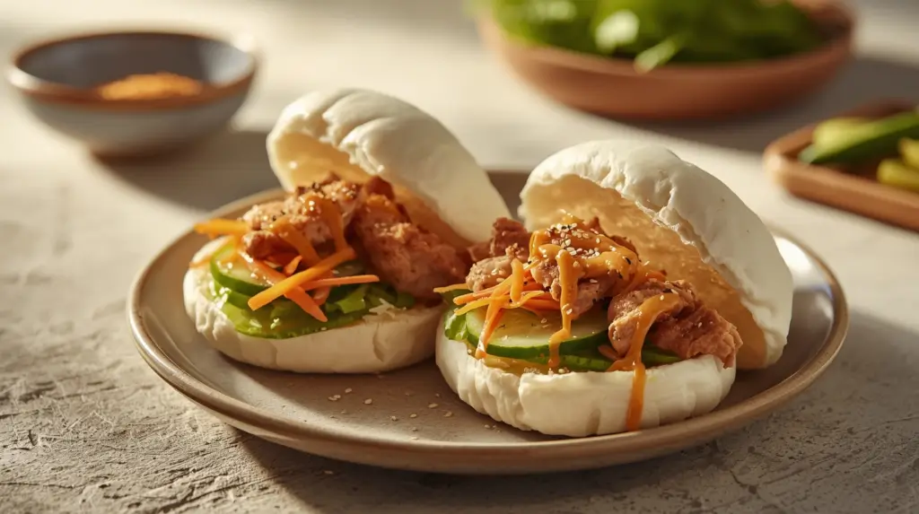 steamed bao buns