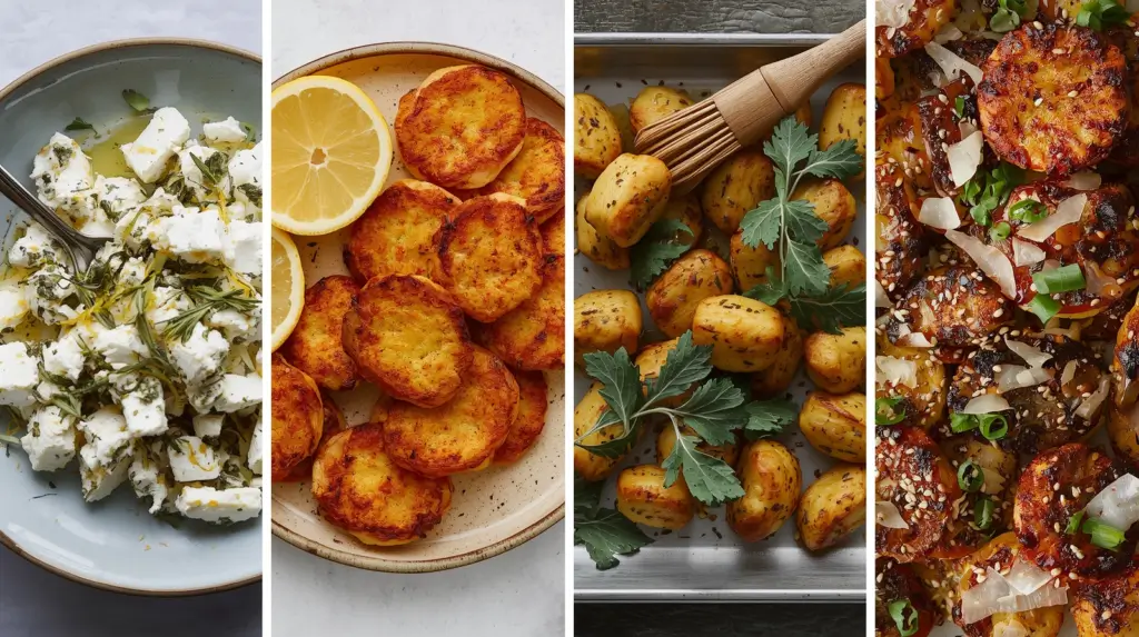 air fryer smashed potatoes