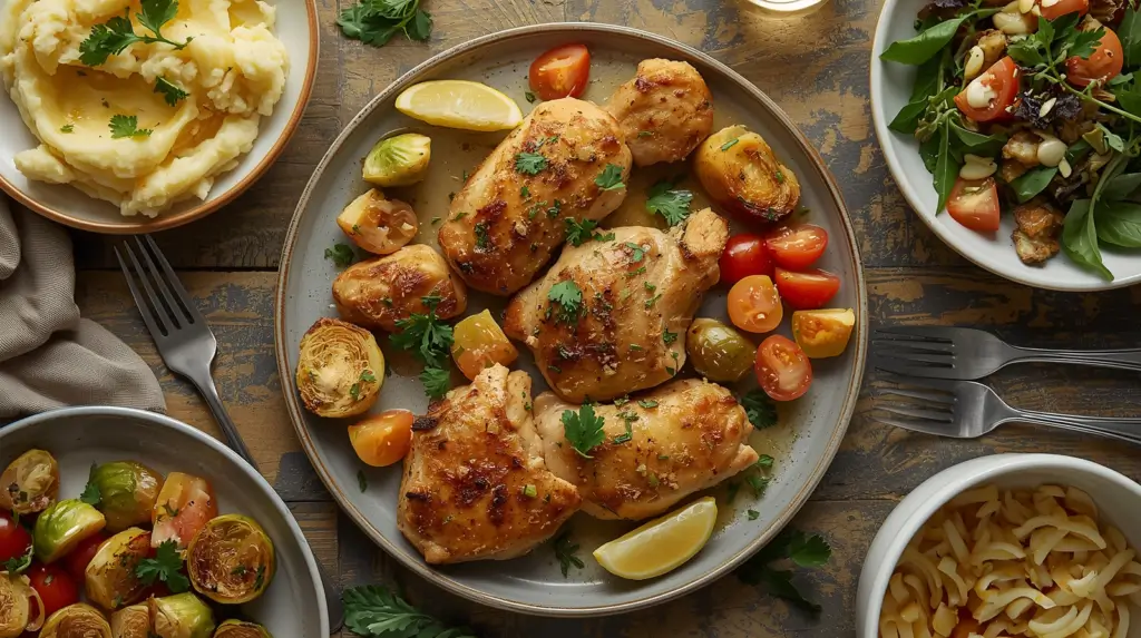 baked chicken thighs temp