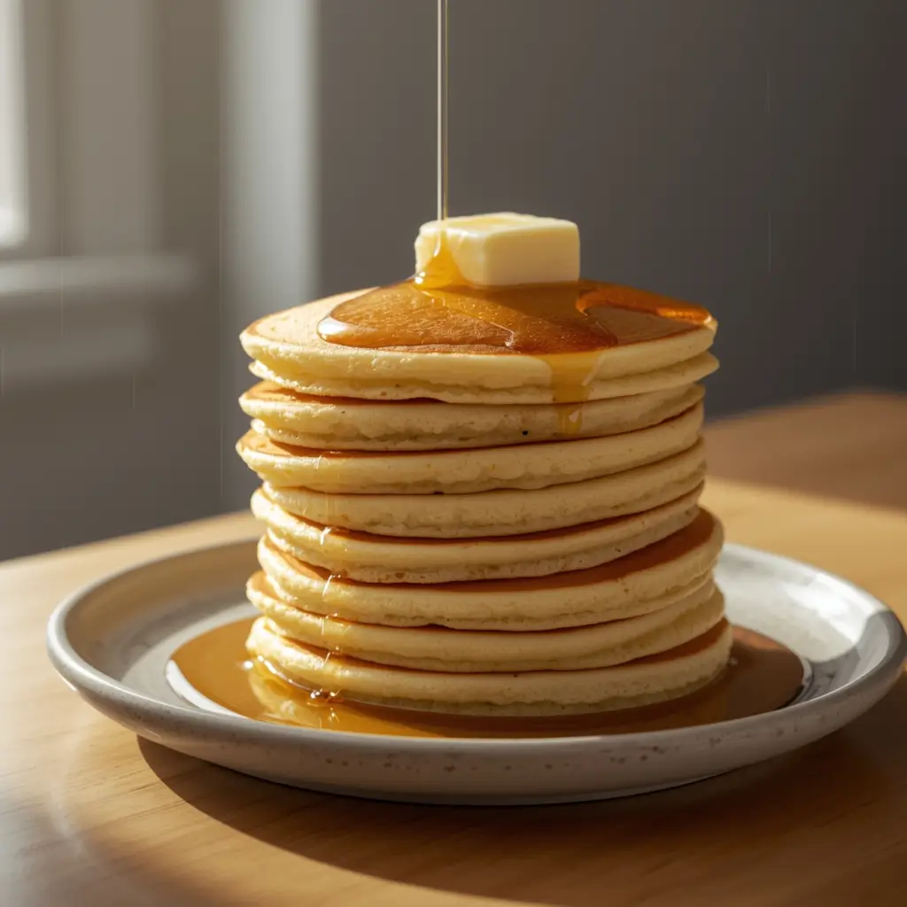 easy pancake recipe without buttermilk