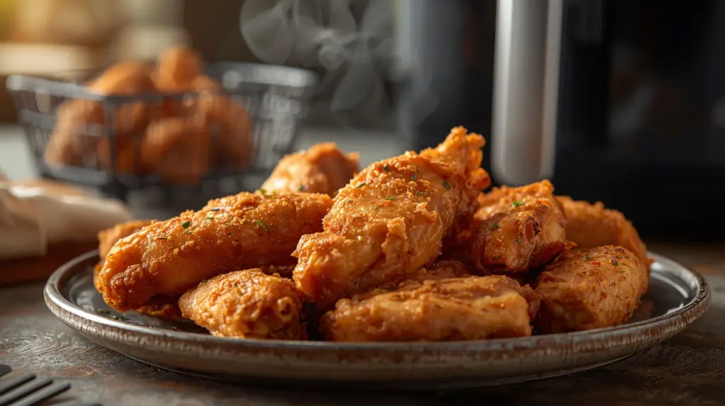 air fryer frozen wings