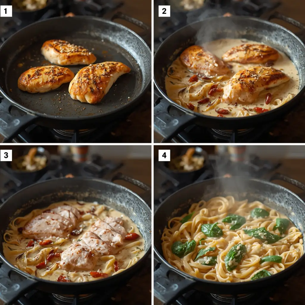 creamy marry me chicken pasta