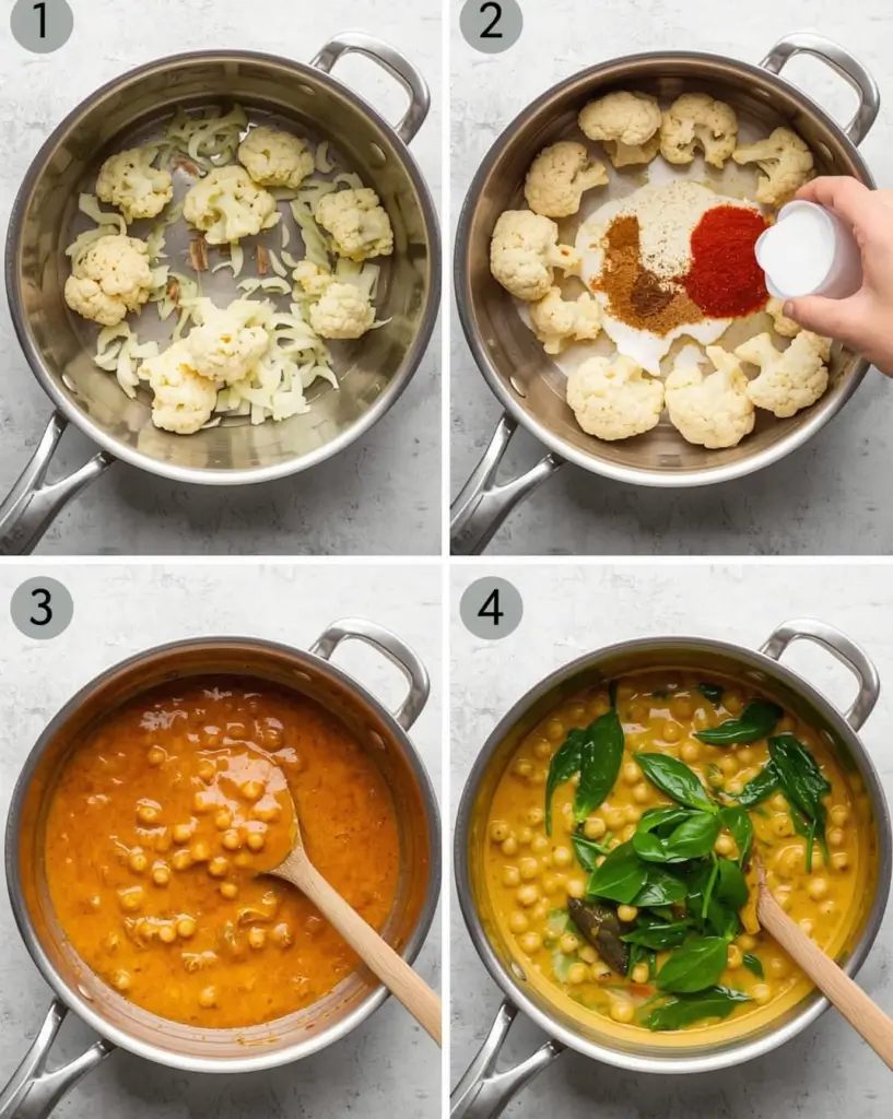 healthy vegan chickpea curry