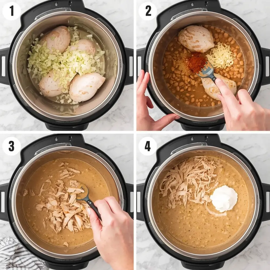 creamy white chicken chili instant pot no cream cheese