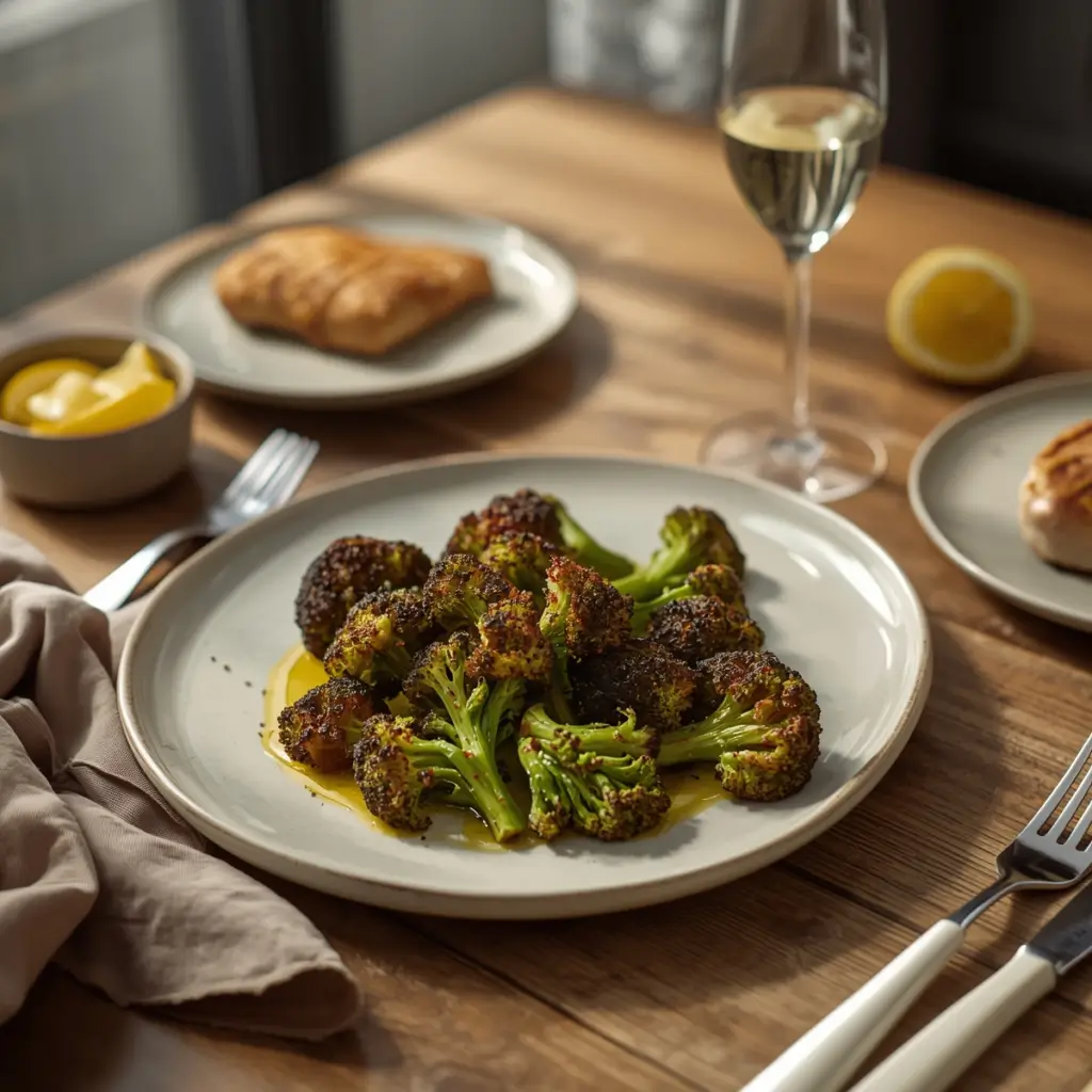 how long to cook frozen broccoli in air fryer