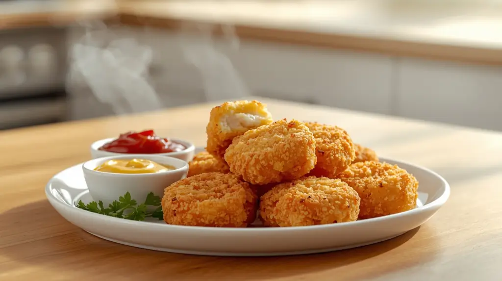 air fryer with frozen foods