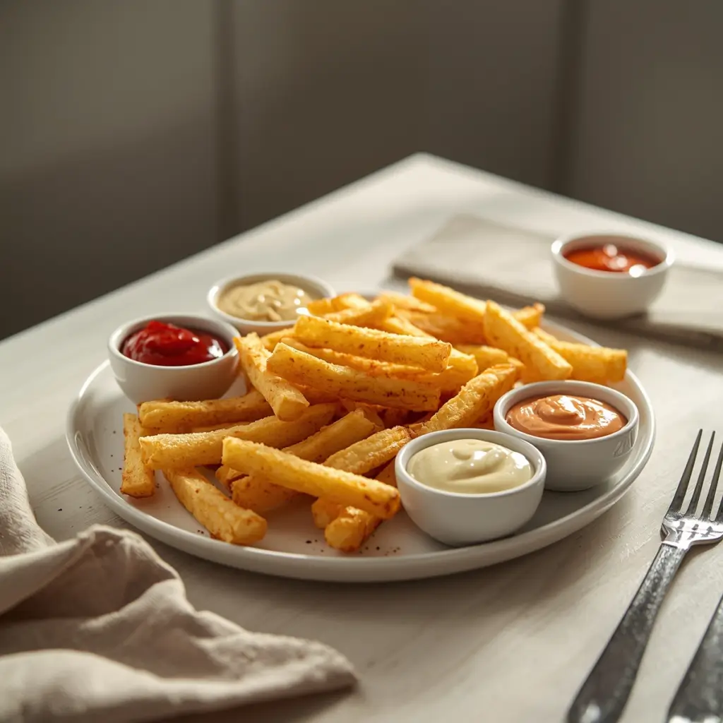 how to cook frozen french fries in air fryer