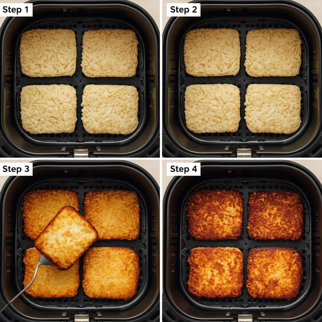 how to cook frozen hash browns in air fryer