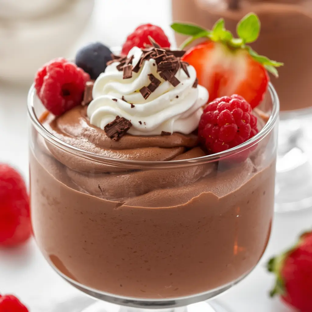 protein chocolate mousse