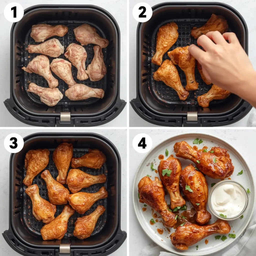 how to cook chicken drumsticks in air fryer