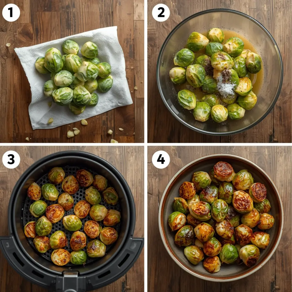 how to cook frozen brussel sprouts in air fryer