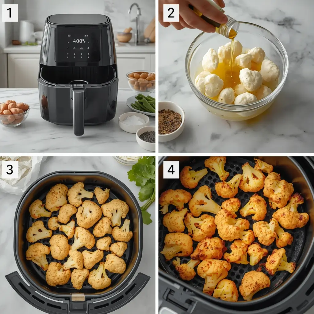 how to cook frozen cauliflower in air fryer
