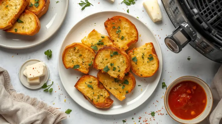 Frozen Garlic Bread in Air Fryer