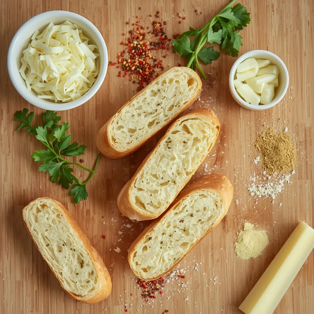 how long to cook frozen garlic bread in air fryer