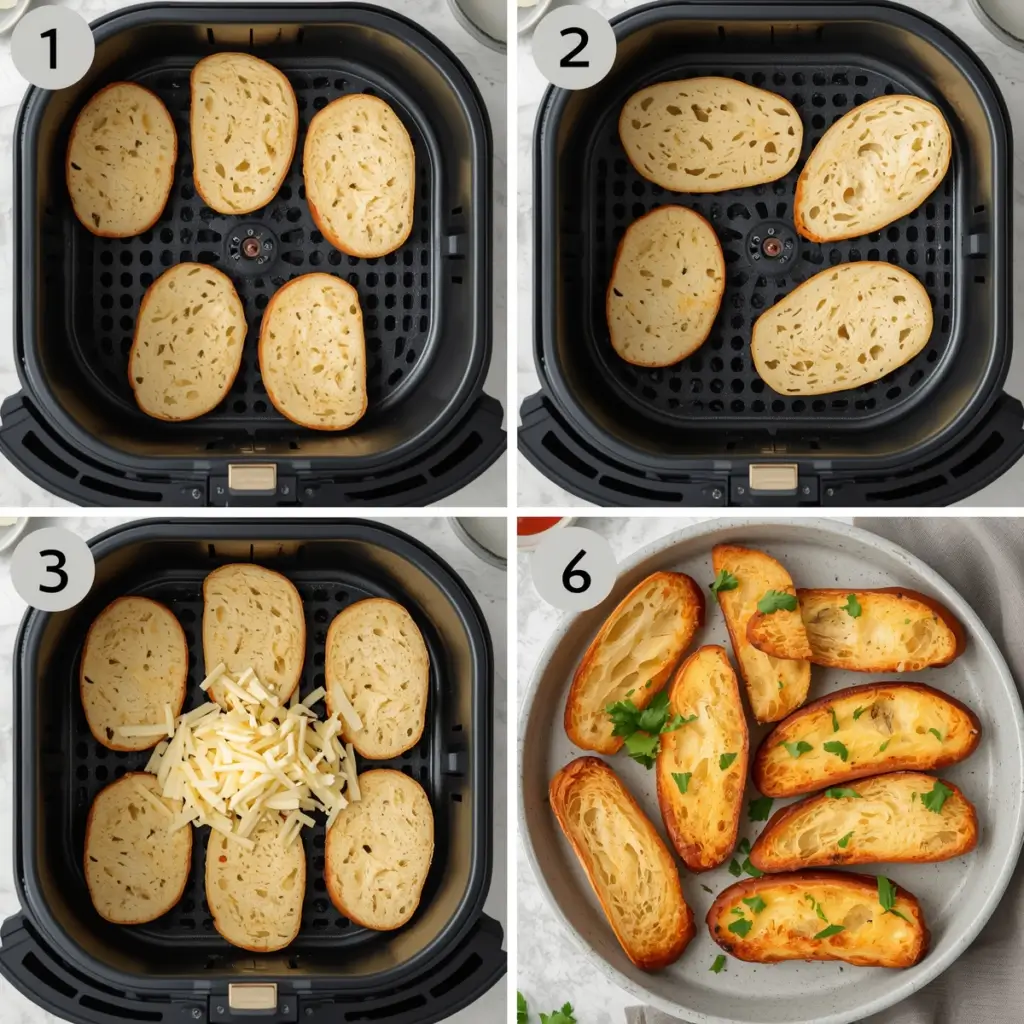 how to cook frozen garlic bread in air fryer