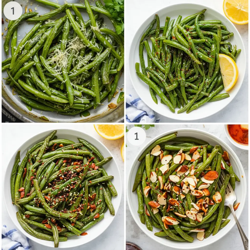 frozen green beans in the air fryer