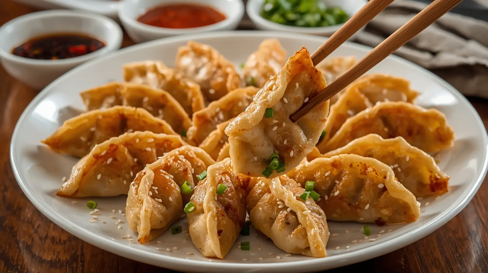frozen potstickers in air fryer