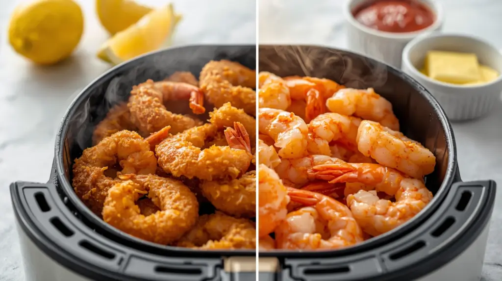 air frozen food in air fryer
