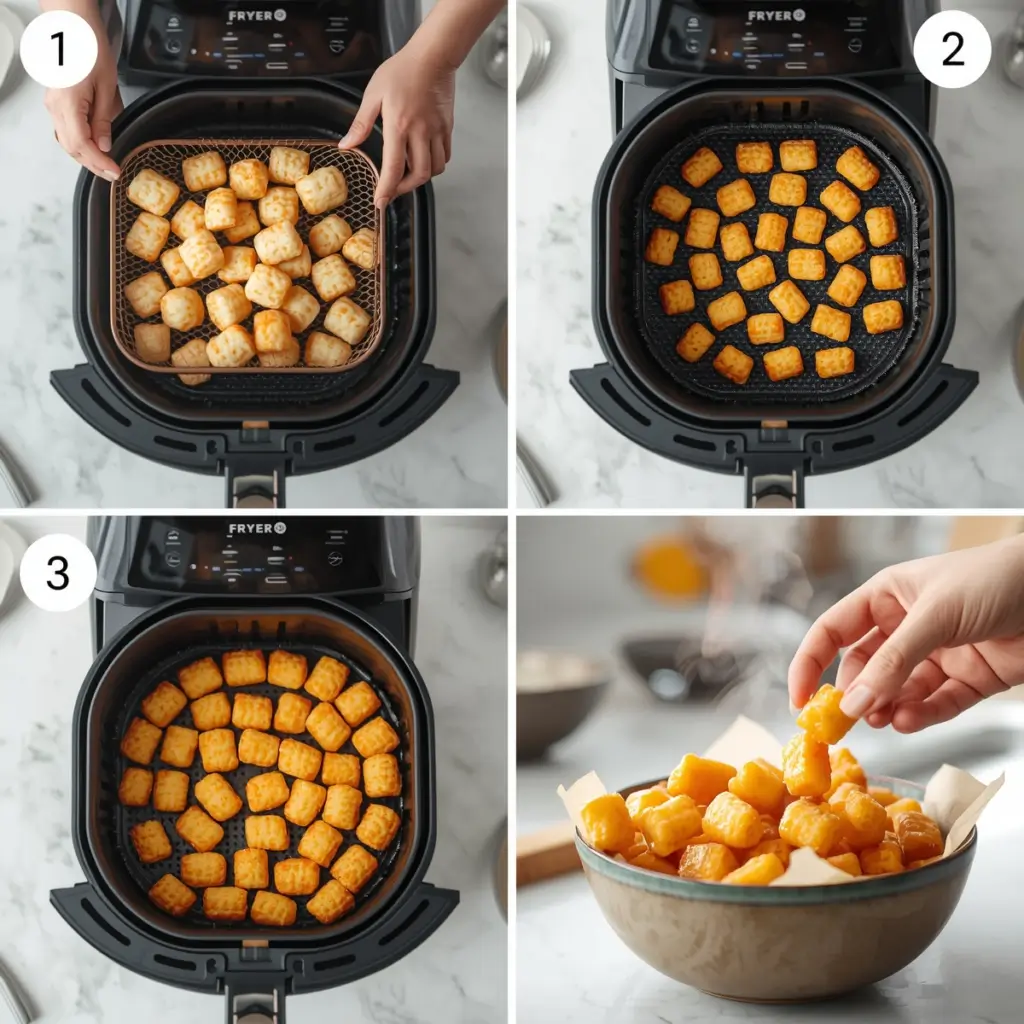 how to cook frozen tater tots in air fryer