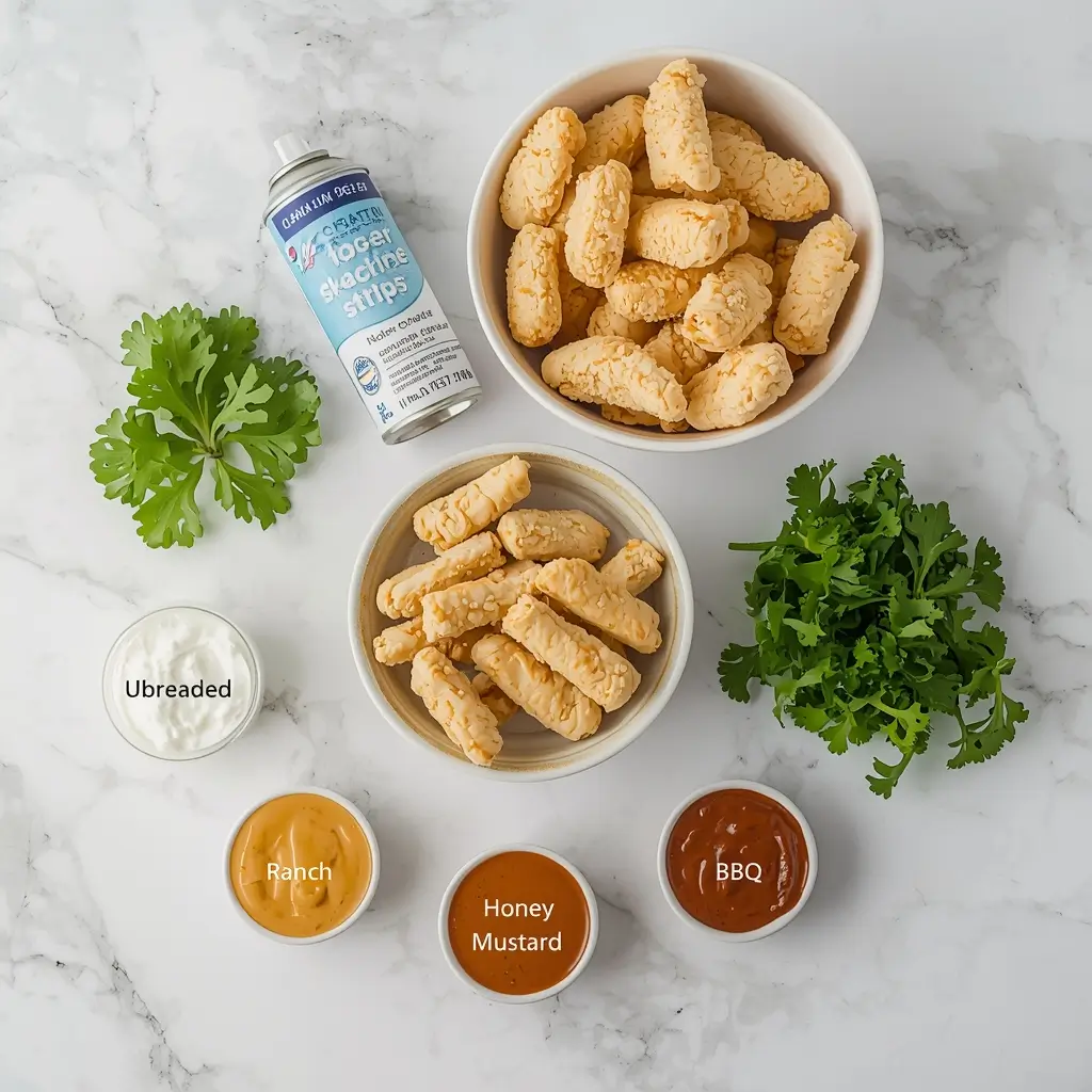 how long to cook frozen chicken strips in air fryer