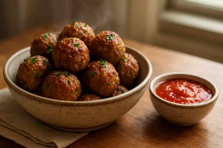 frozen meatballs in air fryer
