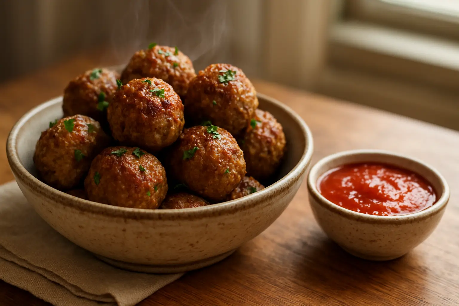 frozen meatballs in air fryer