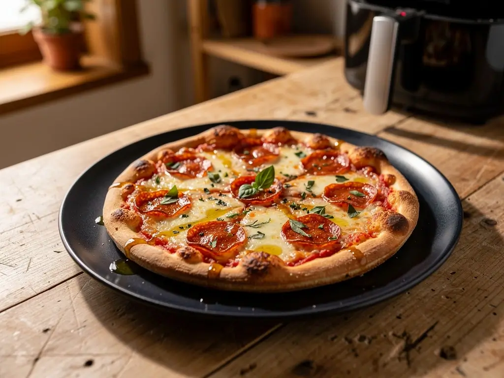 frozen pizza in air fryer